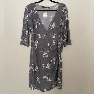 Alton Gray Wrap Dress